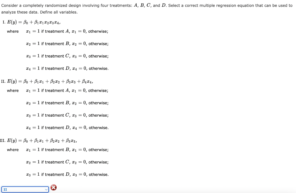 Solved Consider a completely randomized design involving