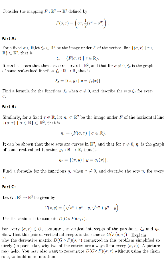 Solved Consider The Mapping F R Rdefined By F 7 Or Chegg Com