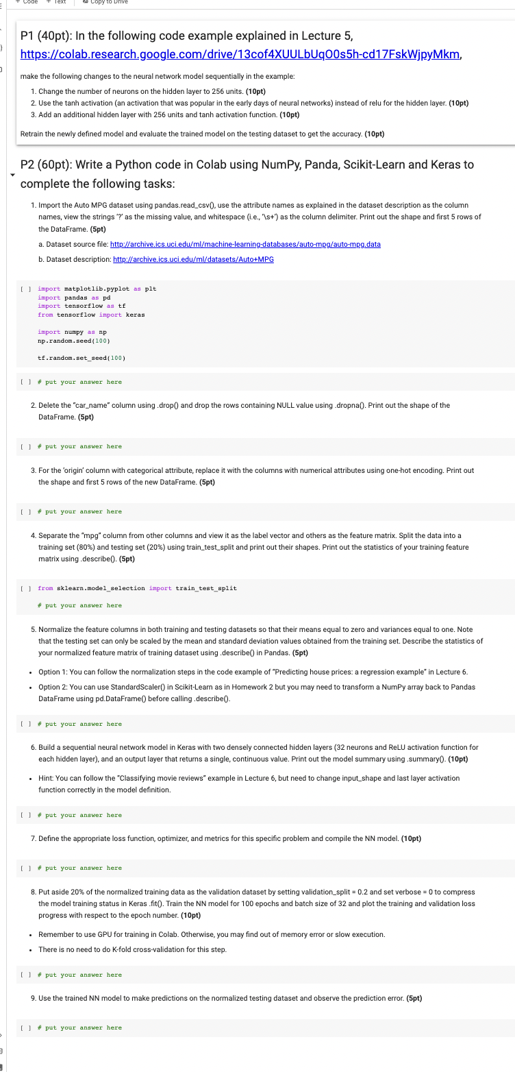Solved P1 (40pt): In the following code example explained in | Chegg.com