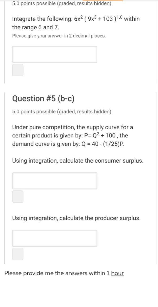 Solved 5.0 Points Possible (graded, Results Hidden) | Chegg.com