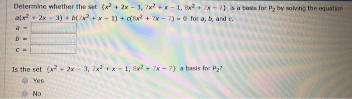 determine the value of x that satisfies the equation 2x 3 7