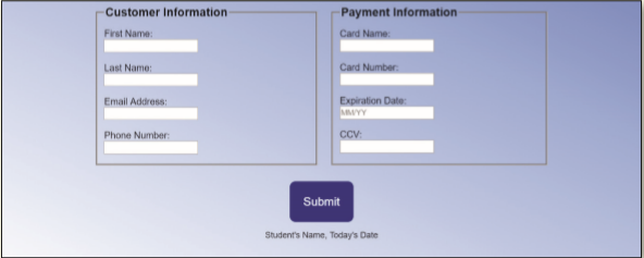 Solved 1. Review the form elements within the index.html | Chegg.com
