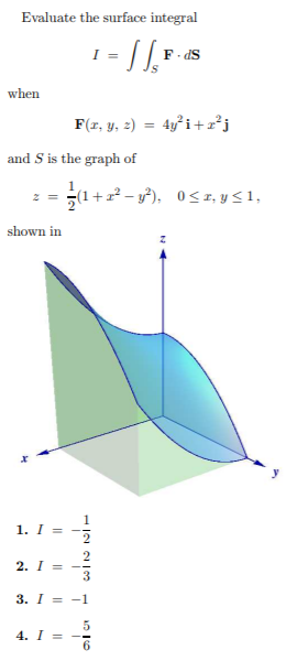 Solved Evaluate the surface integral 1 F.ds s when Fr, y, z) | Chegg.com