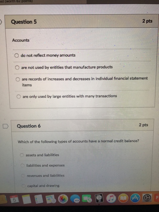 Solved Accounts do not reflect money amounts are not used | Chegg.com