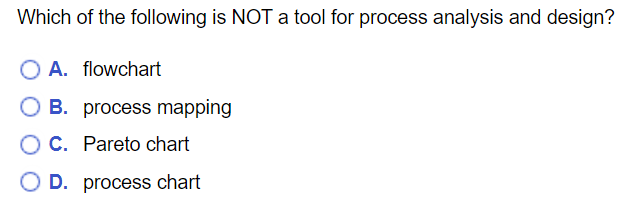 Solved Which of the following is NOT a tool for process | Chegg.com