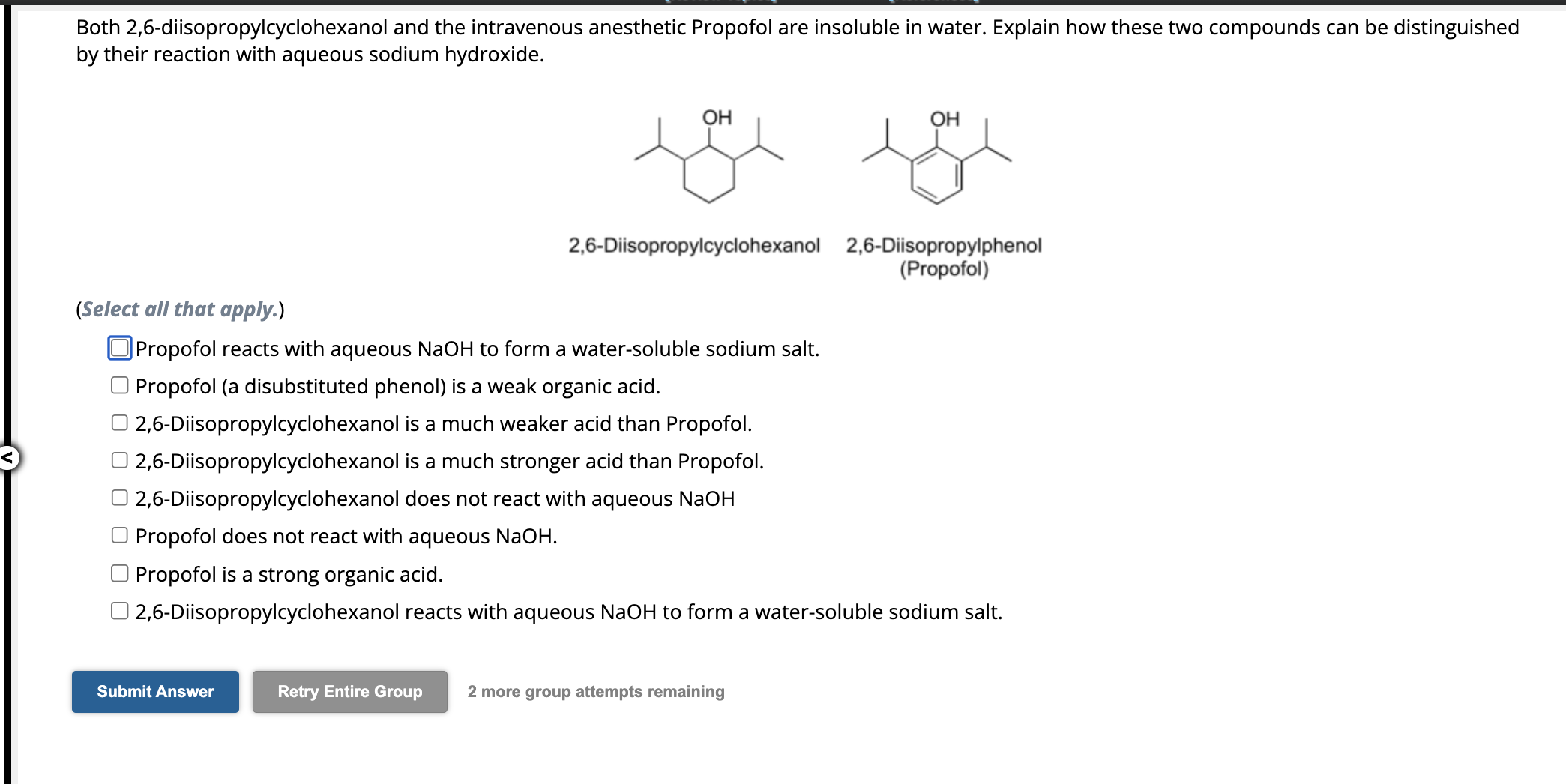 solved-both-2-6-diisopropylcyclohexanol-and-the-intravenous-chegg