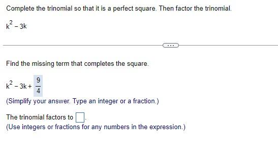 solved-complete-the-trinomial-so-that-it-is-a-perfect-chegg