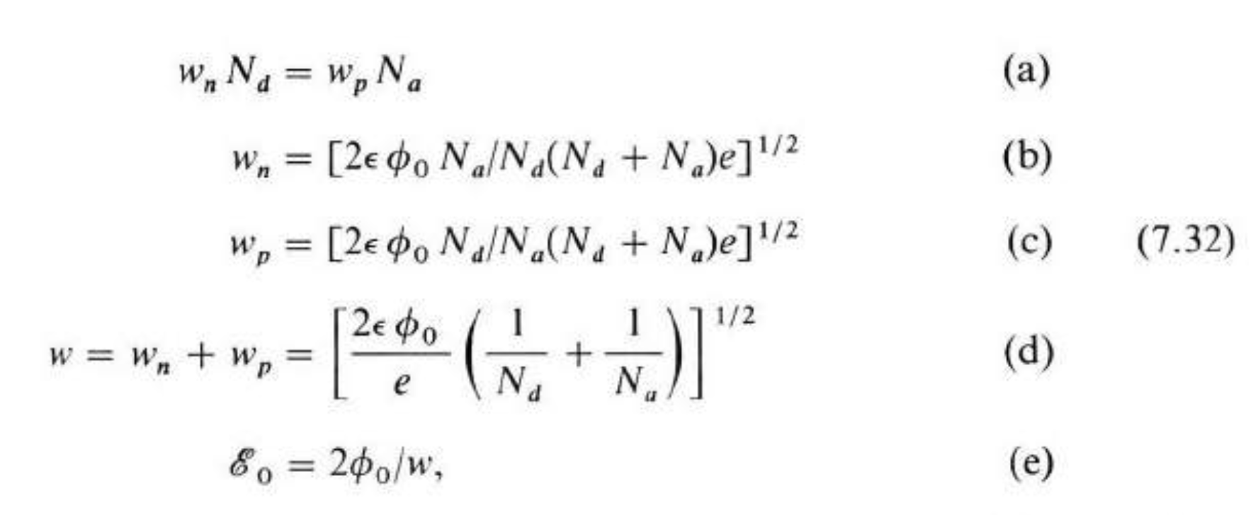 Solved Derive Eqs. (7.32) by solving the Poisson's equation | Chegg.com