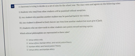 Ethical Prizes for the Classroom