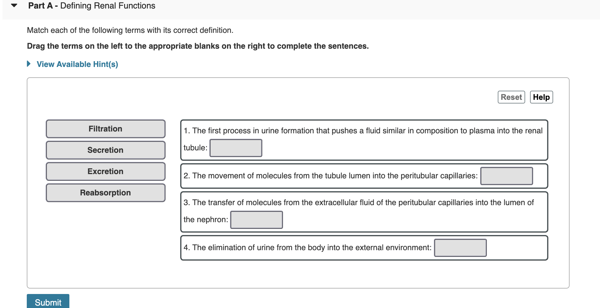 solved-part-a-defining-renal-functions-match-each-of-the-chegg