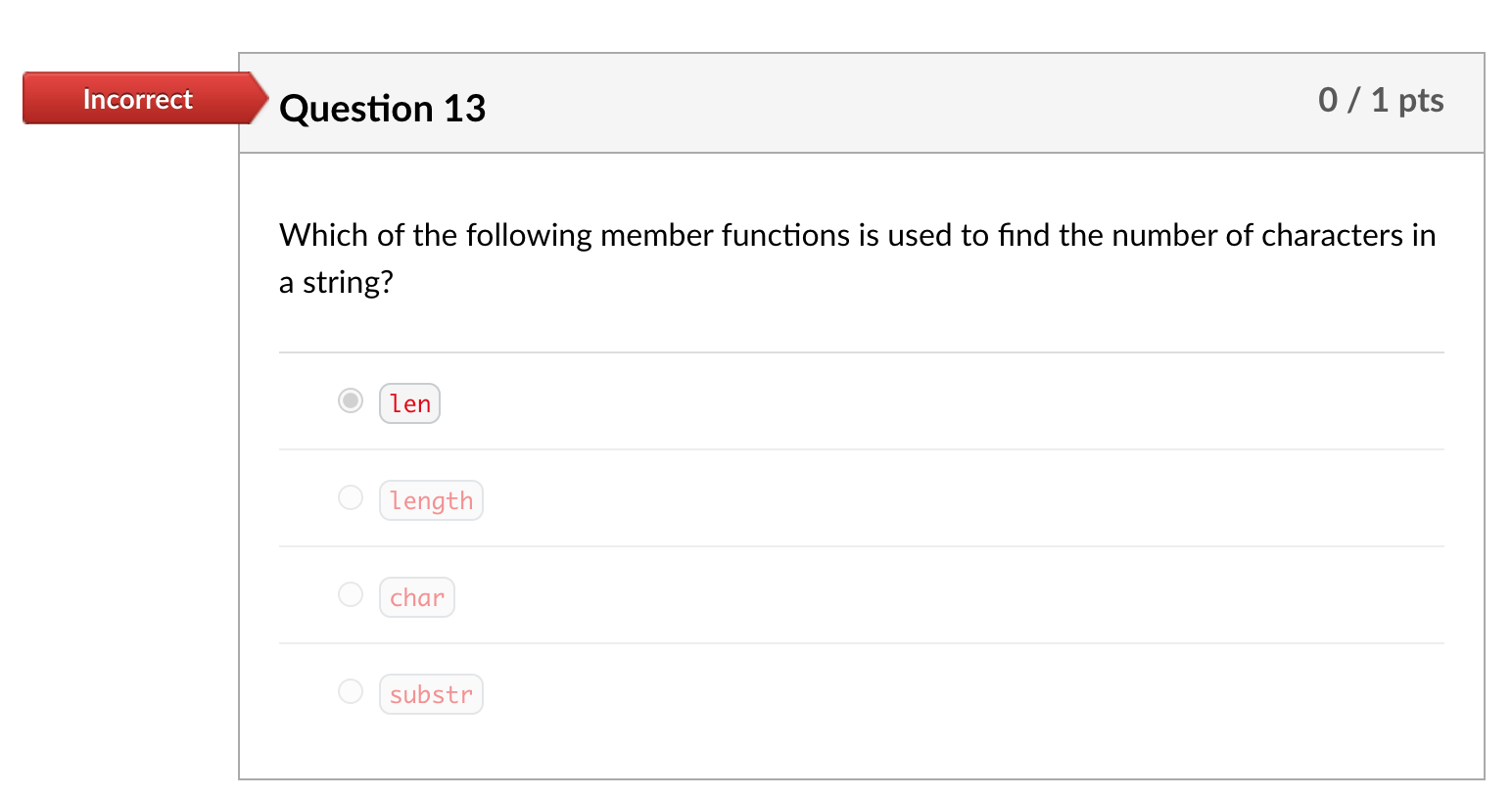 Solved Which of the following member functions is used to | Chegg.com