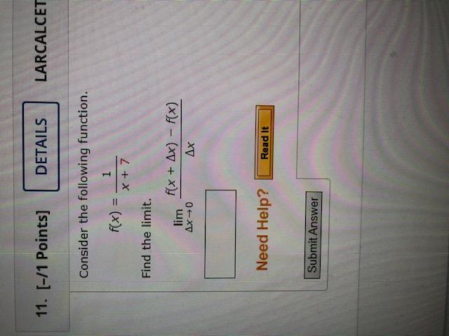 Solved Hello I am in Calc 1 and I need help with this. If | Chegg.com