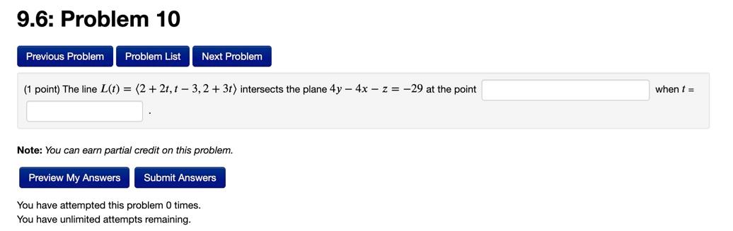 Solved 9.6: Problem 10 Previous Problem Problem List Next | Chegg.com
