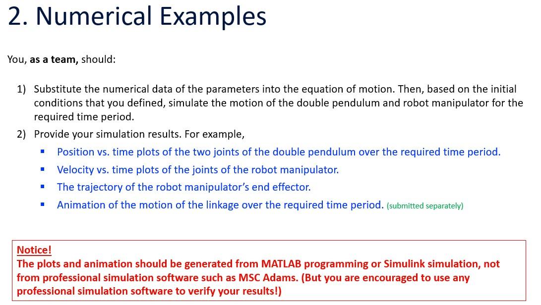 Problem: Analyze the kinematic motion of an | Chegg.com