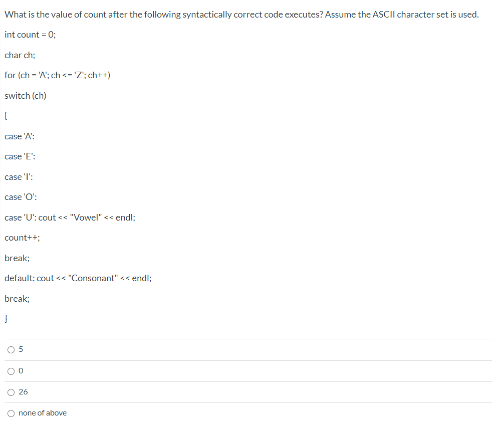 Solved Given the following function prototype, which of the | Chegg.com
