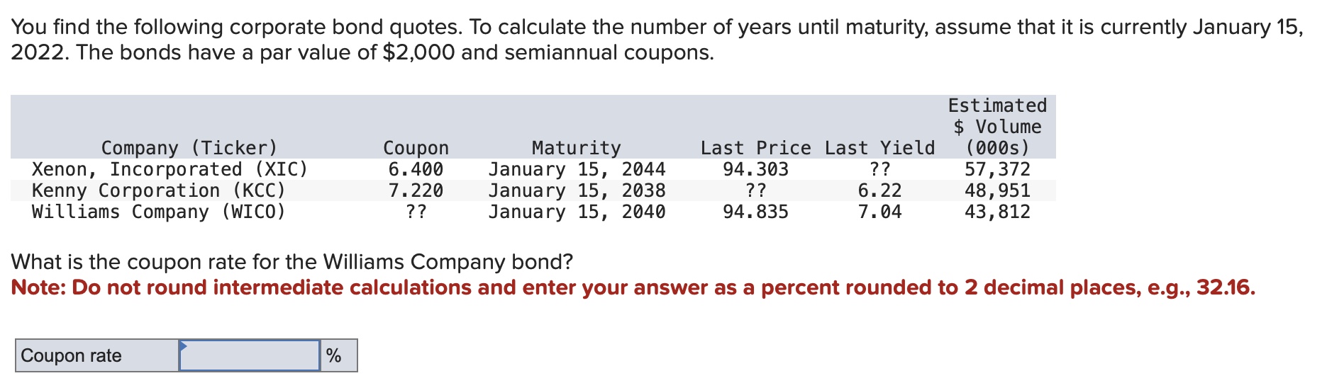 Solved You find the following corporate bond quotes. To | Chegg.com