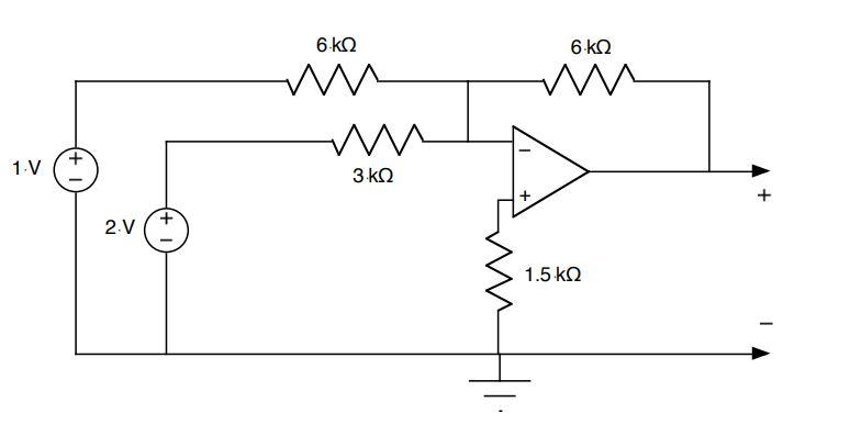 Solved Find the output, Vout for the circuit shown below. | Chegg.com