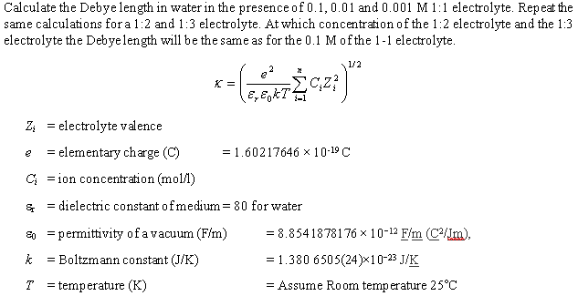 12+ Debye Length Calculator