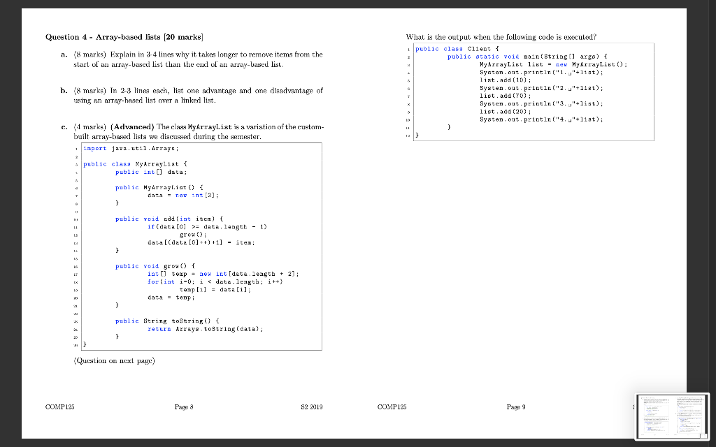 Solved b. (8 marks) Draw the memory diagram that illustrates | Chegg.com