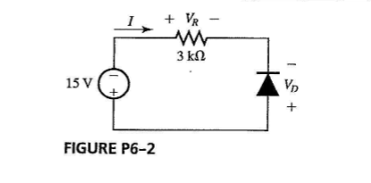 Solved -2 For the circuit of Figure P6-2, determine the | Chegg.com