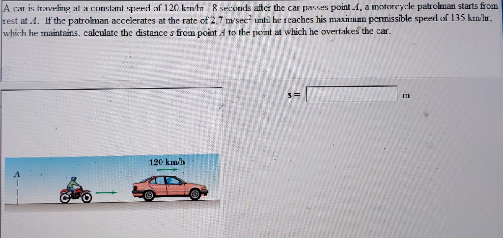 solved-ja-car-is-traveling-at-a-constant-speed-of-120-km-hr-chegg