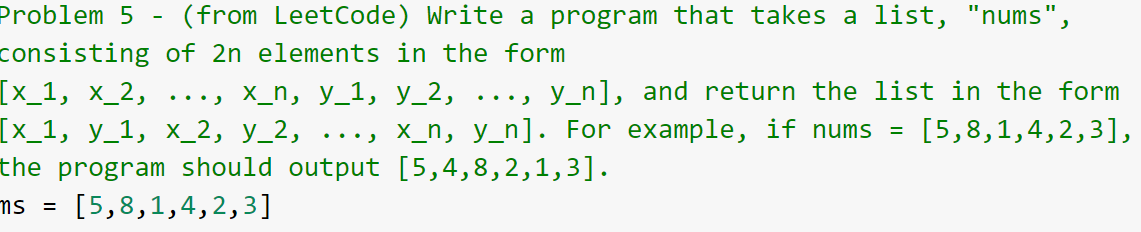 Solved Problem 5 - (from LeetCode) Write a program that | Chegg.com