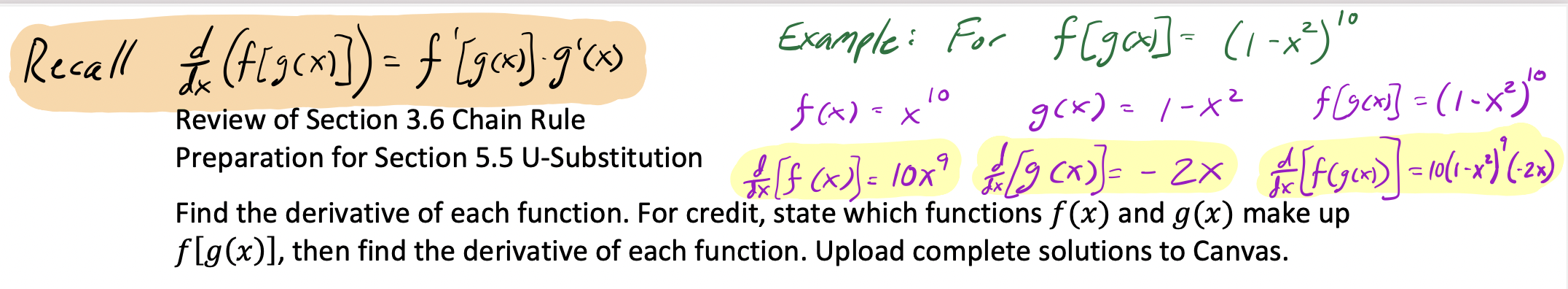 Solved Find the derivative of each function. For credit, | Chegg.com