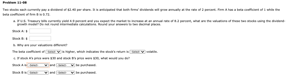 Solved B) 1st "Select" A Or B, 2nd "Select" Is Less Or | Chegg.com