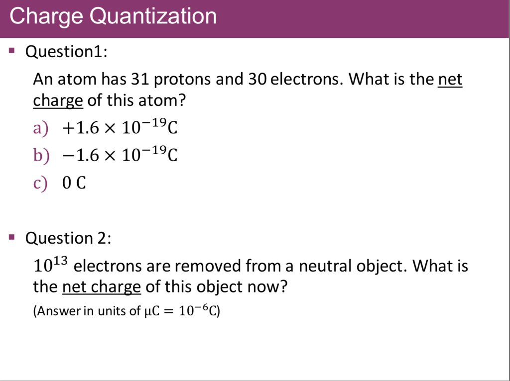 what is the net charge of a carbon atom