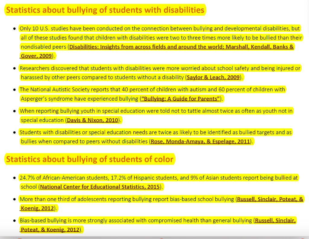 Questions Answered - National Bullying Prevention Center