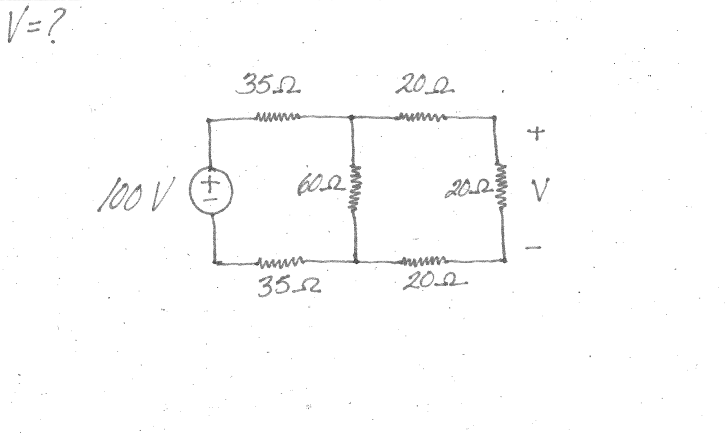 Solved V=? | Chegg.com