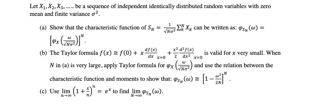 Solved Let X1, X2, X3, ..... be a sequence of independent | Chegg.com