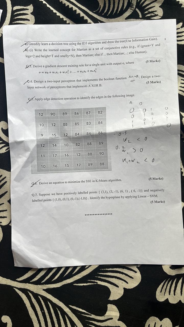 [Solved]: a) Greedily learn a decision tree using the ID3 a