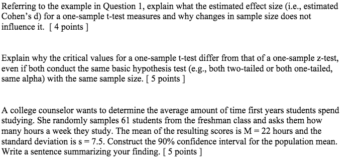 Solved Referring to the example in Question 1, explain what | Chegg.com