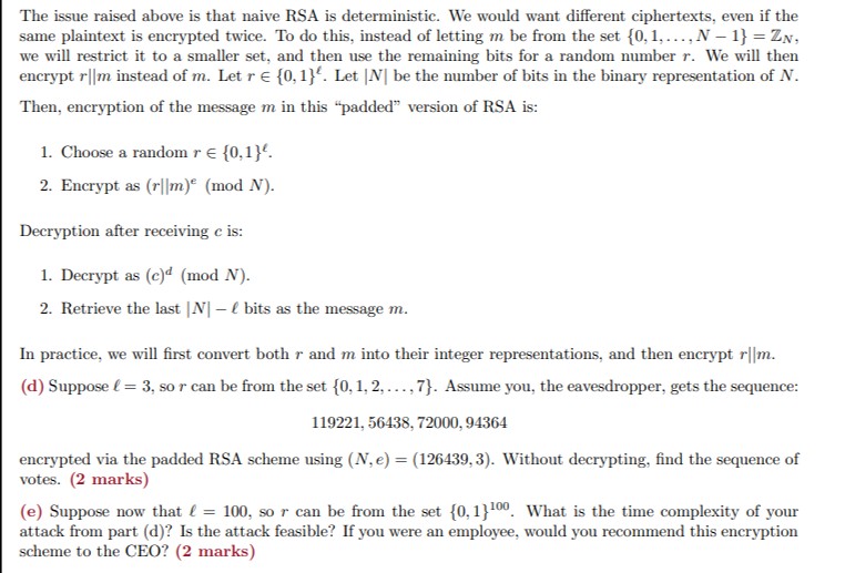 Solved I need help with D and E. Could you please give me | Chegg.com