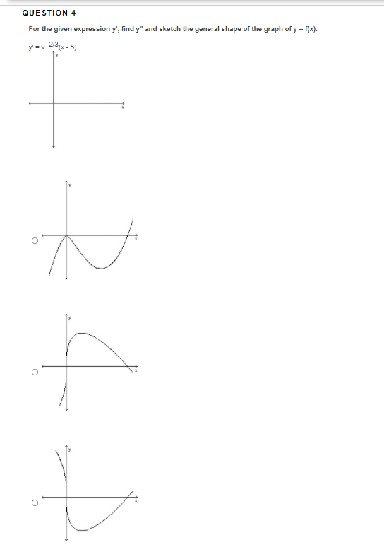 Solved Question 4 For The Given Expression Y Find Y And