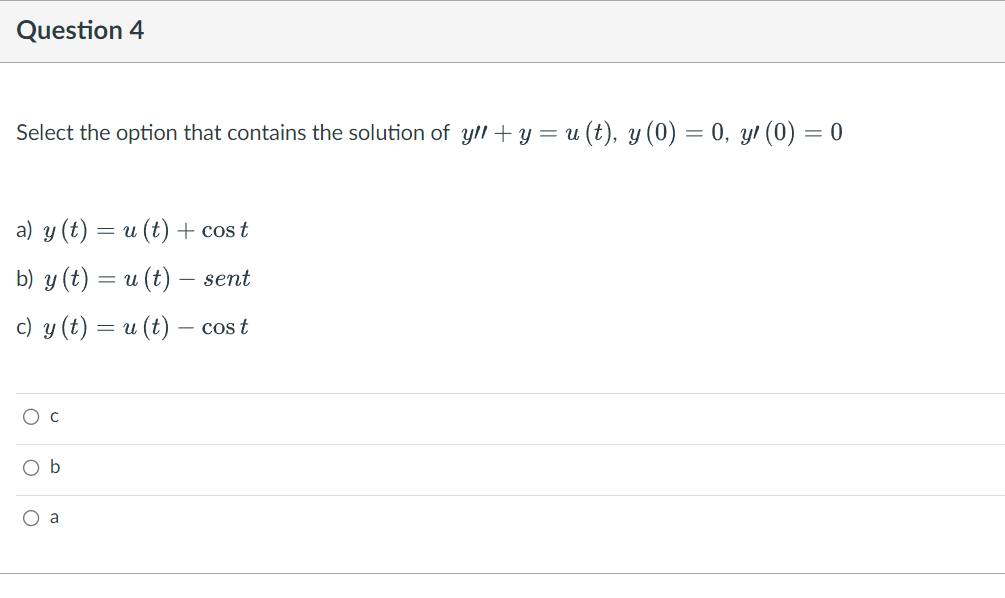 Solved Select the option that contains the solution of | Chegg.com