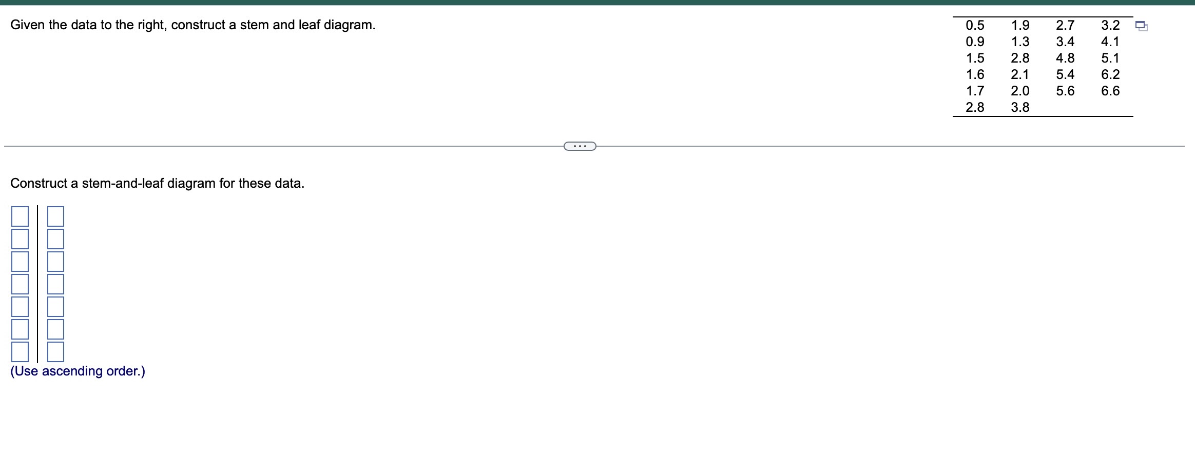 solved-given-the-data-to-the-right-construct-a-stem-and-chegg