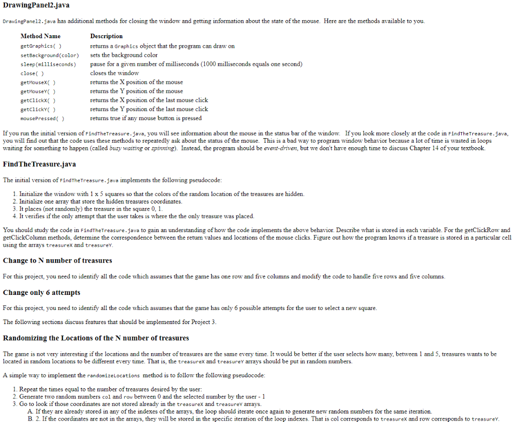 DrawingPanel2.java DrawingPane12.java has additional | Chegg.com
