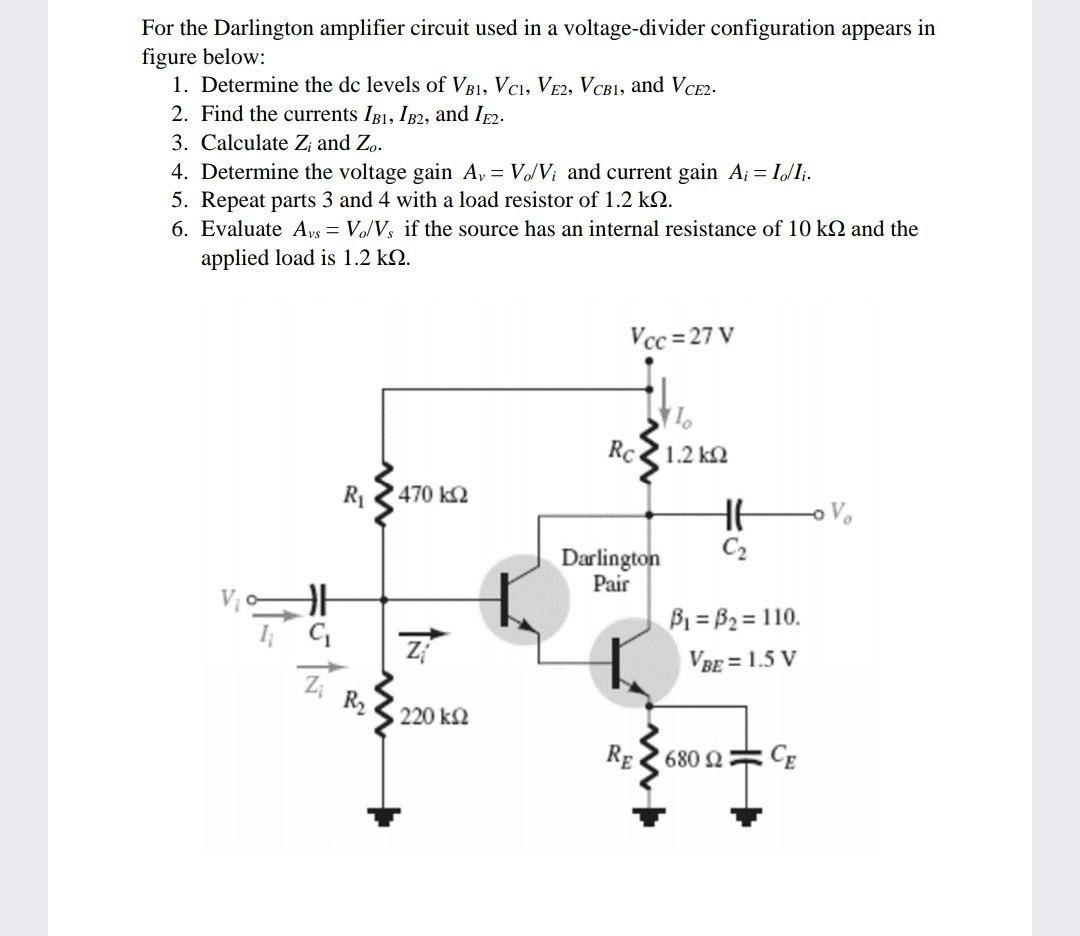 solved-for-the-darlington-amplifier-circuit-used-in-a-chegg