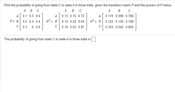 Generating Markov Transition Matrix In Python – XVMPG