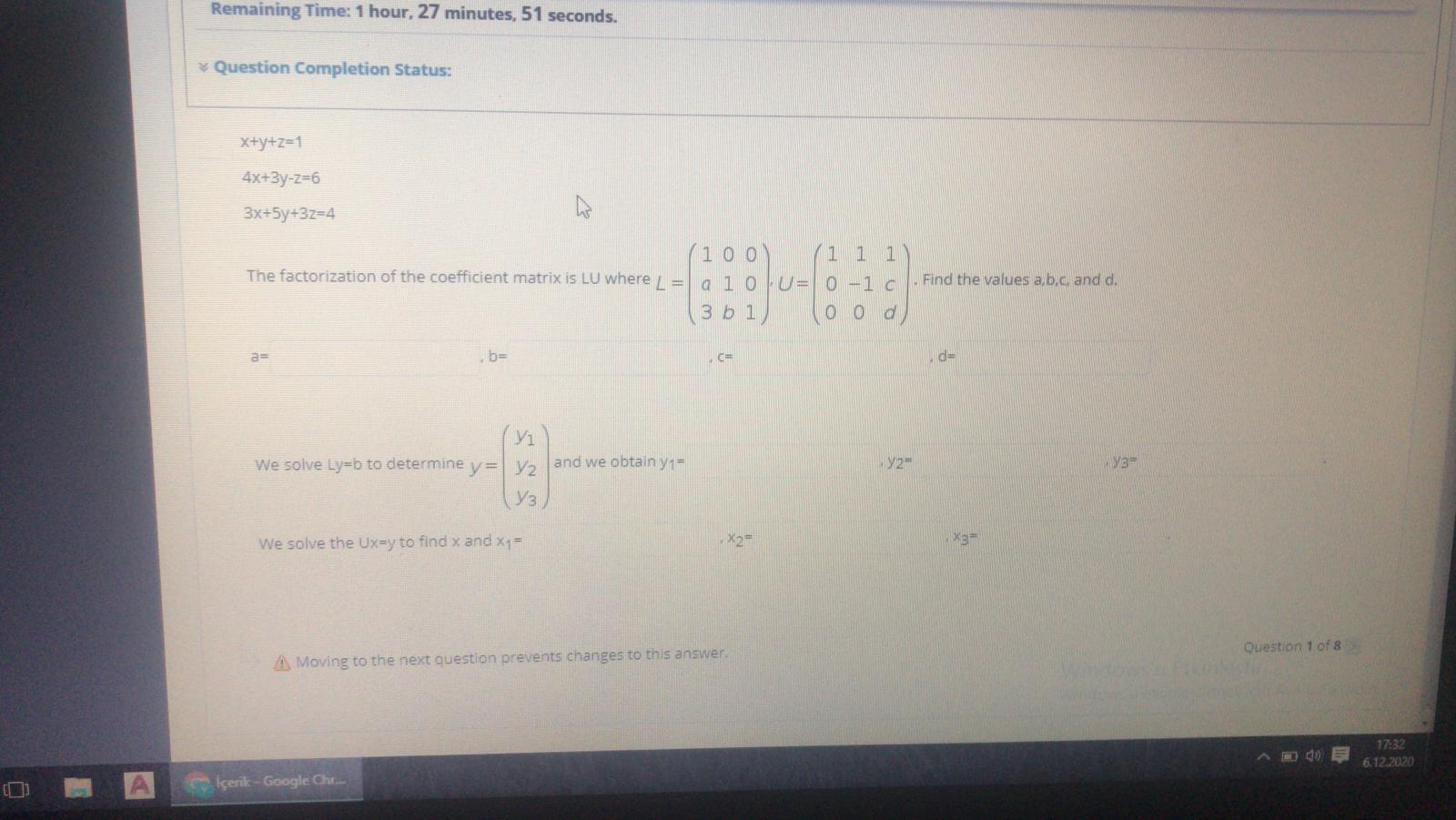 Solved Remaining Time: 1 hour, 27 minutes, 51 seconds. | Chegg.com