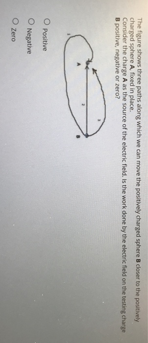 Solved The figure shows three paths along which we can move | Chegg.com