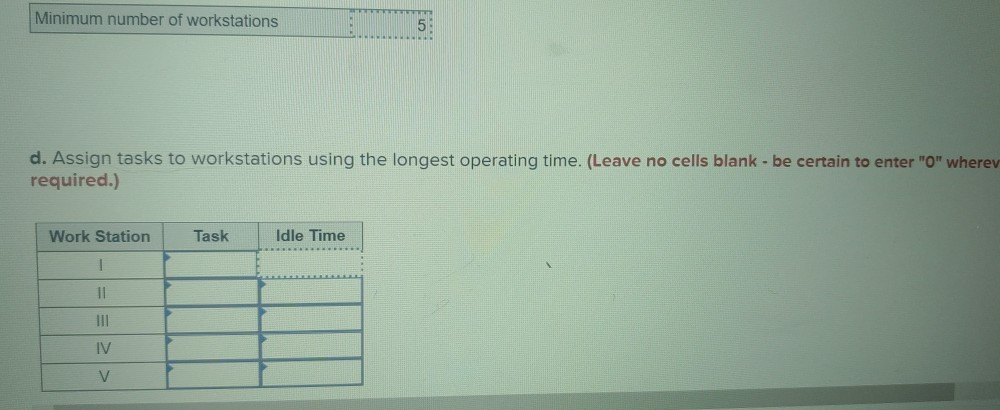 Solved Check my work An assembly line is to be designed to | Chegg.com