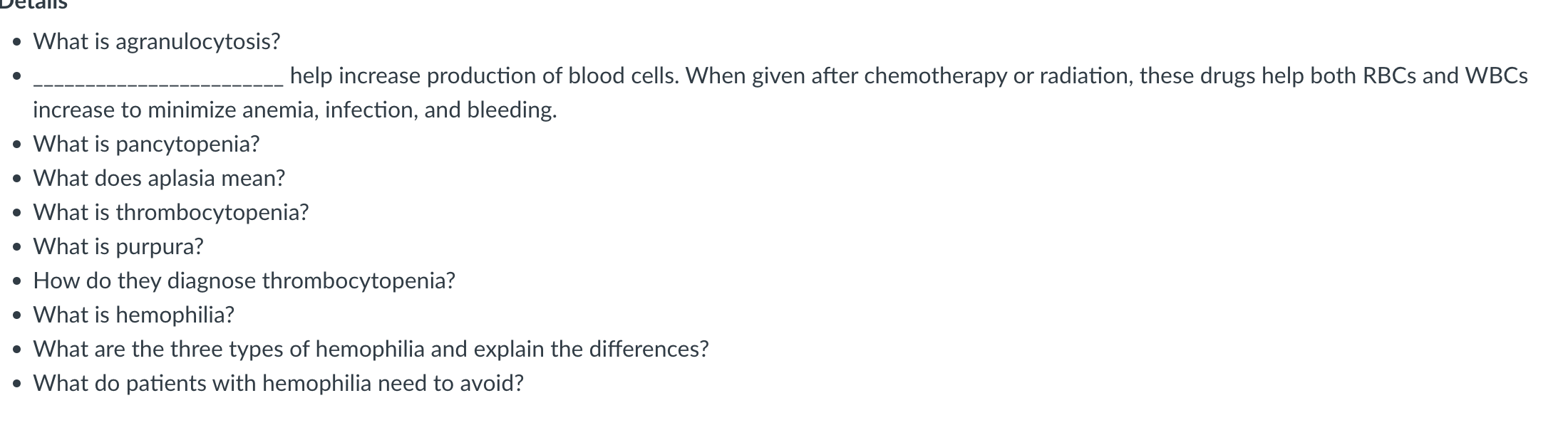 - What is agranulocytosis? help increase production | Chegg.com