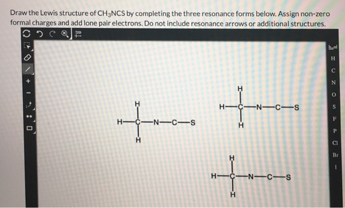 Draw A Lewis Diagram For Ch3cn