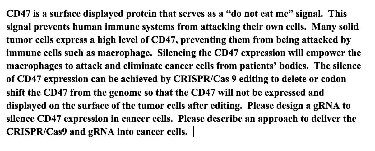 Solved CD47 is a surface displayed protein that serves as a | Chegg.com