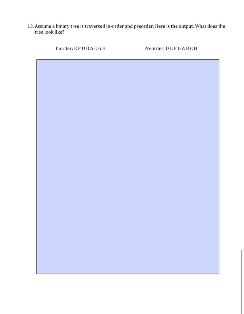 Solved 1. Draw a binary tree with 6 nodes (labeled | Chegg.com