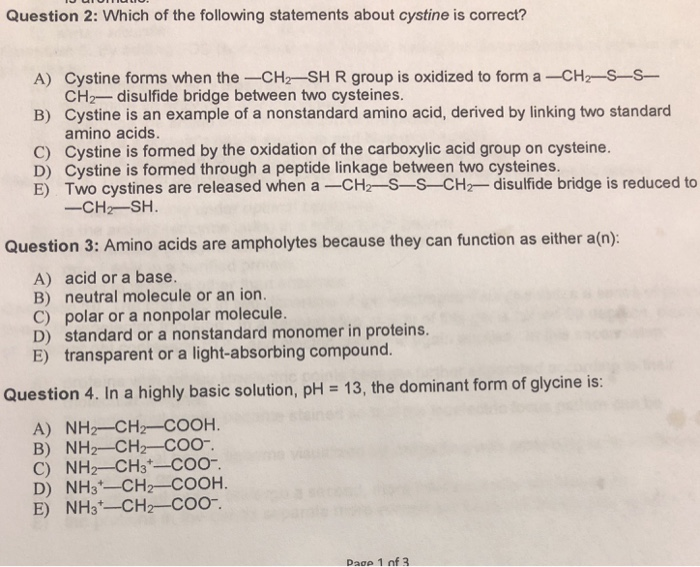 Solved Question 2: Which of the following statements about | Chegg.com