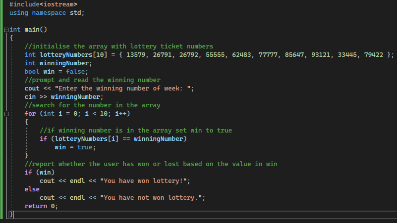 Solved Modify this code so it performs a binary search | Chegg.com